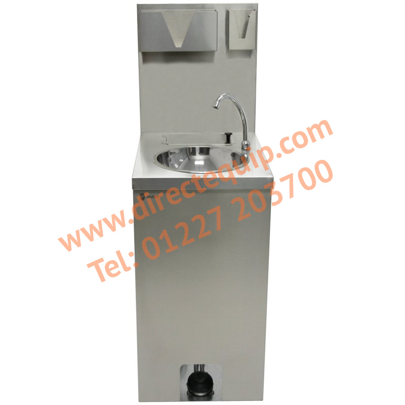 Low Height Mobile Wash Basin Heated or Cold Water With Splashback